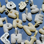 Mặt dây chuyền bảng tên Style bong bóng 