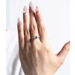 Nhẫn nữ Vintage hột tròn